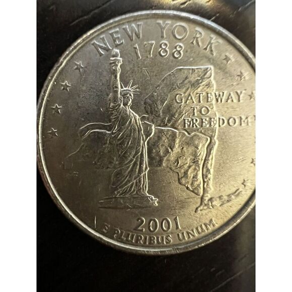 2001 New York Quarter P Mark - Picture 10 of 10